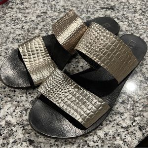 Sol Sana Gold leather Sandal